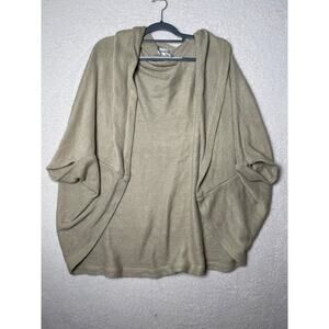 By Harve Benard Women's Grandma Coastal Cottage Soft Knit Open Cardigan Tan OS